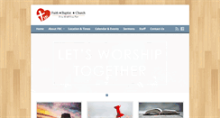 Desktop Screenshot of faithbaptistamherst.org