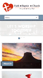 Mobile Screenshot of faithbaptistamherst.org
